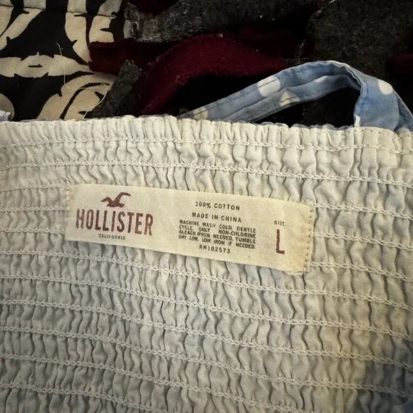 Hollister Blue Polka Dot Mini Dress - Picture 3 of 3